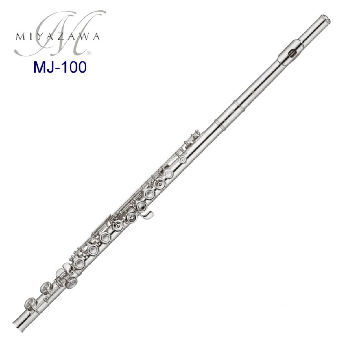 日本宮澤Miyazawa MJ-100 鎳銀鍍銀/閉鍵式長笛(附專屬琴盒/袋) - 美佳
